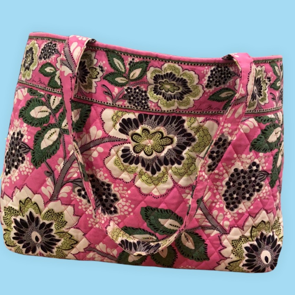 Vera Bradley Priscilla Pink Tote Bag Gem
